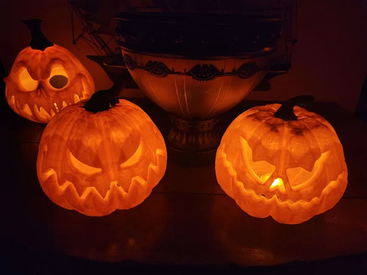 Halloween Candle Pumpkins